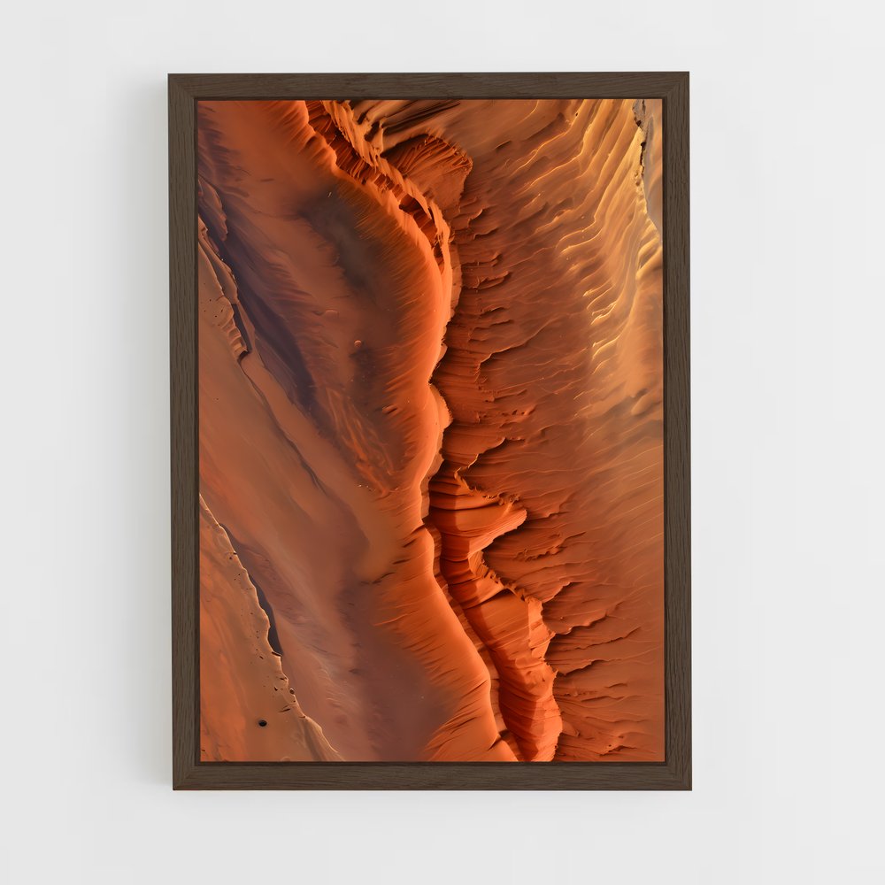 Poster Canyons de Mars – affiche Système solaire (vue 5)